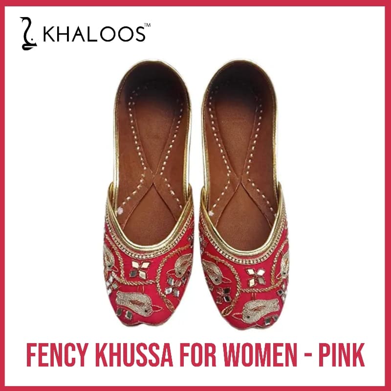 Fancy Khussa for girls & women -Pink